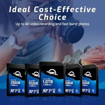 OWC Atlas Pro 128GB SDXC UHS-II V60 Media Card - High Speed