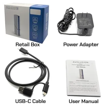 Avolusion PRO-H1 3TB USB 3.2 External Hard Drive