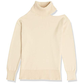 Josephine Long Sleeve Cutout Turtleneck Sweater by The Drop