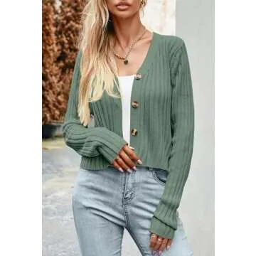 ZAFUL Women's Stylish Cropped Cardigan for Any Occasion