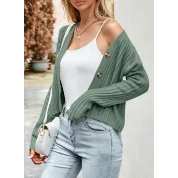 ZAFUL Women's Stylish Cropped Cardigan for Any Occasion