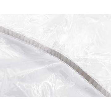 Colortrak Professional Bouffant Processing Caps, Single Use, Contain Hair During Perms, Conditioners, Relaxers, and Coloring, 21 Inch Diameter, Clear Plastic, Usable as Shower Cap, 100 Per Pack