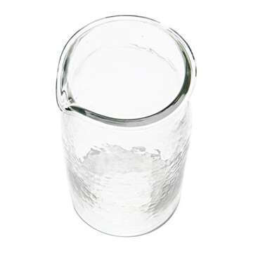 Creative Co-Op Hand-Blown Glass Pitcher for Elegant Serving