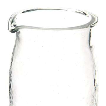 Creative Co-Op Hand-Blown Glass Pitcher for Elegant Serving