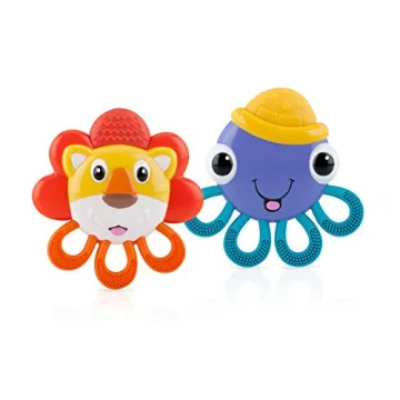 Nuby Vibe-eez Vibrating Teether - Fun Relief for Teething Babies
