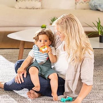 Nuby Vibe-eez Vibrating Teether - Fun Relief for Teething Babies