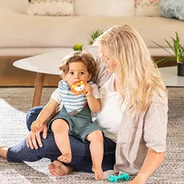 Nuby Vibe-eez Vibrating Teether - Fun Relief for Teething Babies