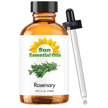 Sun Essential Oils 4oz Rosemary Essential Oil - Hair & Aromatherapy Boost