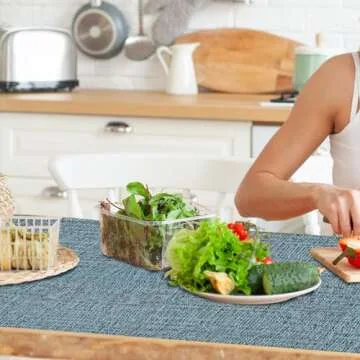 Yancorp 10ft Textured Fabric Peel and Stick Wallpaper