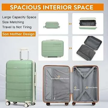 Stylish Joyway Lightweight Carry-On Luggage Set 20-Inch