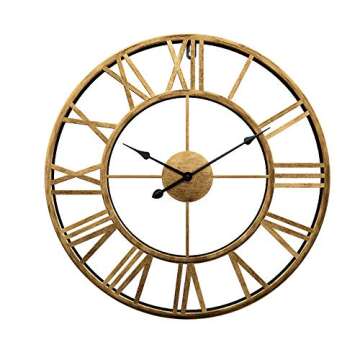 LightInTheBox 20" H Country Style Metal Wall Clock Home Décor Clocks