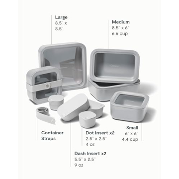 Caraway Glass Food Storage Set 14-Piece Eco-Friendly Containers