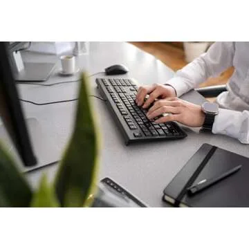 Cherry WhisperKey Economy Keyboard, Black - 104 Keys - JK-0800EU-2