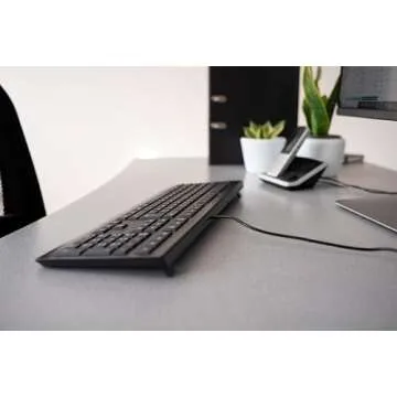 Cherry WhisperKey Economy Keyboard, Black - 104 Keys - JK-0800EU-2