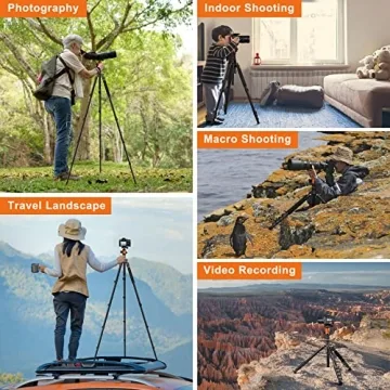 JOILCAN Tripod 81" Heavy Duty for All Cameras
