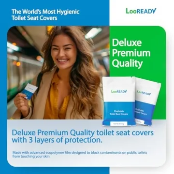 LooREADY Flushable Toilet Seat Covers - Premium Hygiene Solution