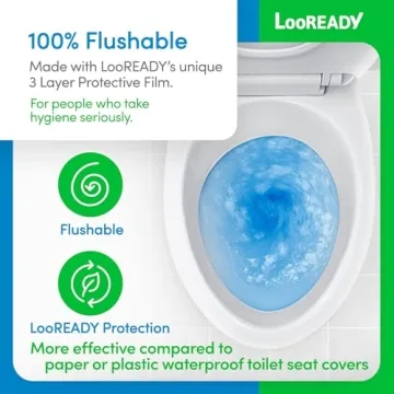 LooREADY Flushable Toilet Seat Covers - Premium Hygiene Solution