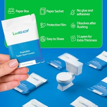 LooREADY Flushable Toilet Seat Covers - Premium Hygiene Solution