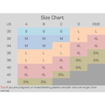 Suekaphin 2PACK Nursing Maternity Bra for Comfort & Support