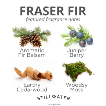 Fraser Fir Scented Soy Candle Non-Toxic Holiday Fragrance