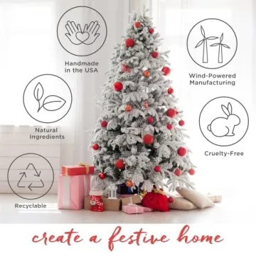 Fraser Fir Scented Soy Candle Non-Toxic Holiday Fragrance