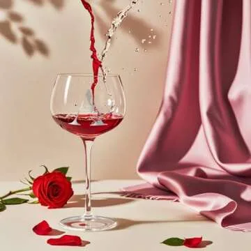 Chic Monogrammed Wine Glass Gift for Women