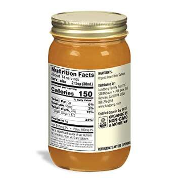 Lundberg Organic Brown Rice Syrup-21 Oz (Pack of 3)