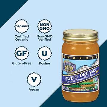 Lundberg Organic Brown Rice Syrup-21 Oz (Pack of 3)