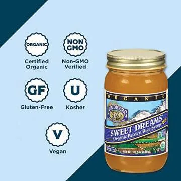 Lundberg Organic Brown Rice Syrup-21 Oz (Pack of 3)