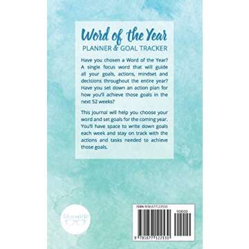 Word of the Year Planner and Goal Tracker: RECLAIM - Cultivating a new sense of balance, freedom, an...