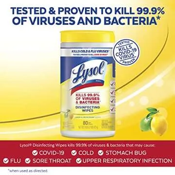 Lysol Disinfecting Wipes for Convenient Home Cleaning