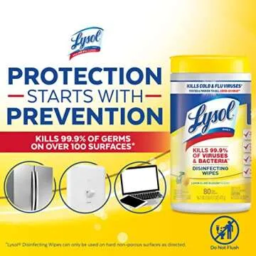 Lysol Disinfecting Wipes for Convenient Home Cleaning