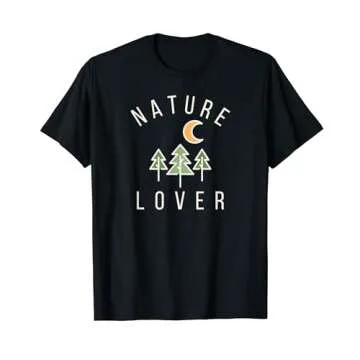 Nature Lover Cute Design Outdoorsy Graphic T-Shirt