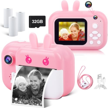 MINIBEAR Instant Camera for Kids - Capture and Print Fun!