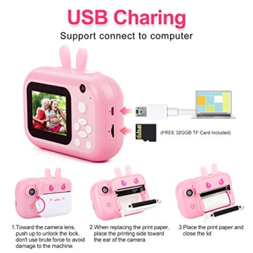 Instant Print Camera for Kids - Creative Fun! | MINIBEAR