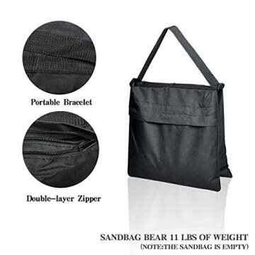 Emart Photo Video Studio 10Ft Adjustable Background Stand Backdrop Support System Kit with Carry Bag 600W Photography Photo Video Portrait Studio Day Light Umbrella Continuous Lighting Kit