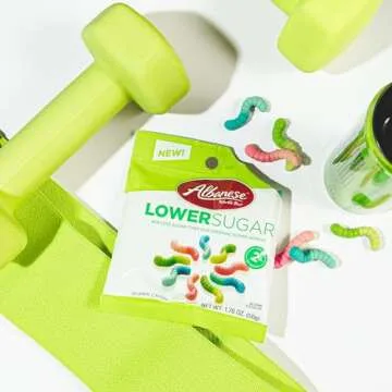 Albanese Low Sugar Gluten Free Mini Gummi Worms Snack
