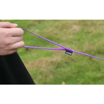 AMAGOOD 6 FT Puppy/Dog Leashes, Strong Traditional Style Leash with Easy to Use Collar Hook,Dog Lead Great for Small and Medium and Large Dog (5/8in x 6 ft, Purple)