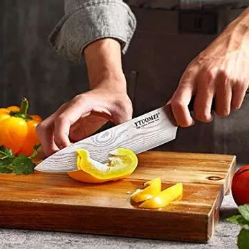 Ytuomzi Professional Chef Knife - 8 Inch Kitchen Essential