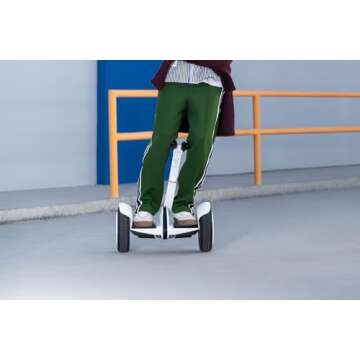 Segway Ninebot S2 Electric Self-Balancing Scooter - Master Your Commute w/t 11.2 mph Max. Speed, 21.7 Mi Range, 10.5” Off Road Tires, Compatible w/t Gokart Kit, UL-2272 Certified