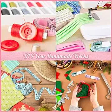 Tape Measure, iBayam Soft Ruler Measuring Tape for Body Weight Loss Fabric Sewing Tailor Cloth Vinyl Measurement Craft Supplies, 60-Inch Double Scale Ruler, 2-Pack, Pastel Pink, Purple