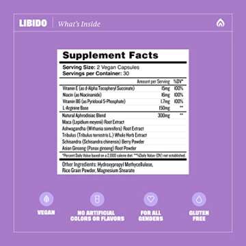 Health by Habit Libido Blend - Natural Aphrodisiac Capsules