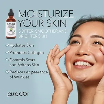 PURA D'OR Vitamin E Oil - Organic Skin & Hair Solution