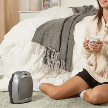 Portable Oscillating Ceramic Space Heater for Every Room