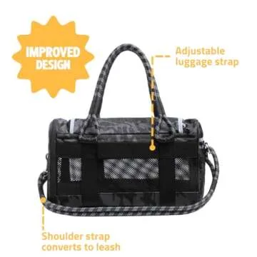 ROVERLUND Pet Carrier - Airline-Compliant & Versatile