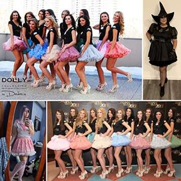 PhilaeEC Women Puffy Skirt - Elegant Tulle Party Skirt