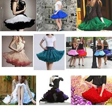 PhilaeEC Women Puffy Skirt - Elegant Tulle Party Skirt