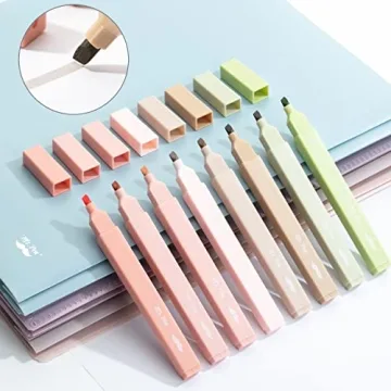 Mr. Pen Aesthetic Highlighters - 8 Pastel Colors, No Bleed