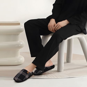 COFACE Men's Cozy Memory Foam Slippers - Ultimate Comfort