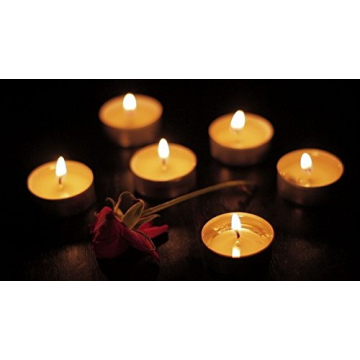 Zion Judaica Tealight Candles 4-4.5 Hour Burn Time